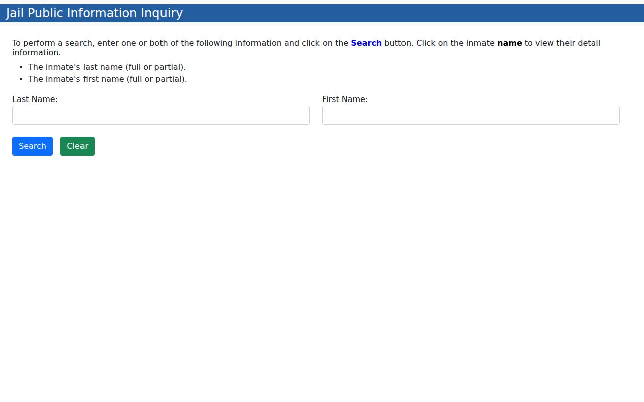 Mission Bend residents directory Fort Bend jail public inquiry search